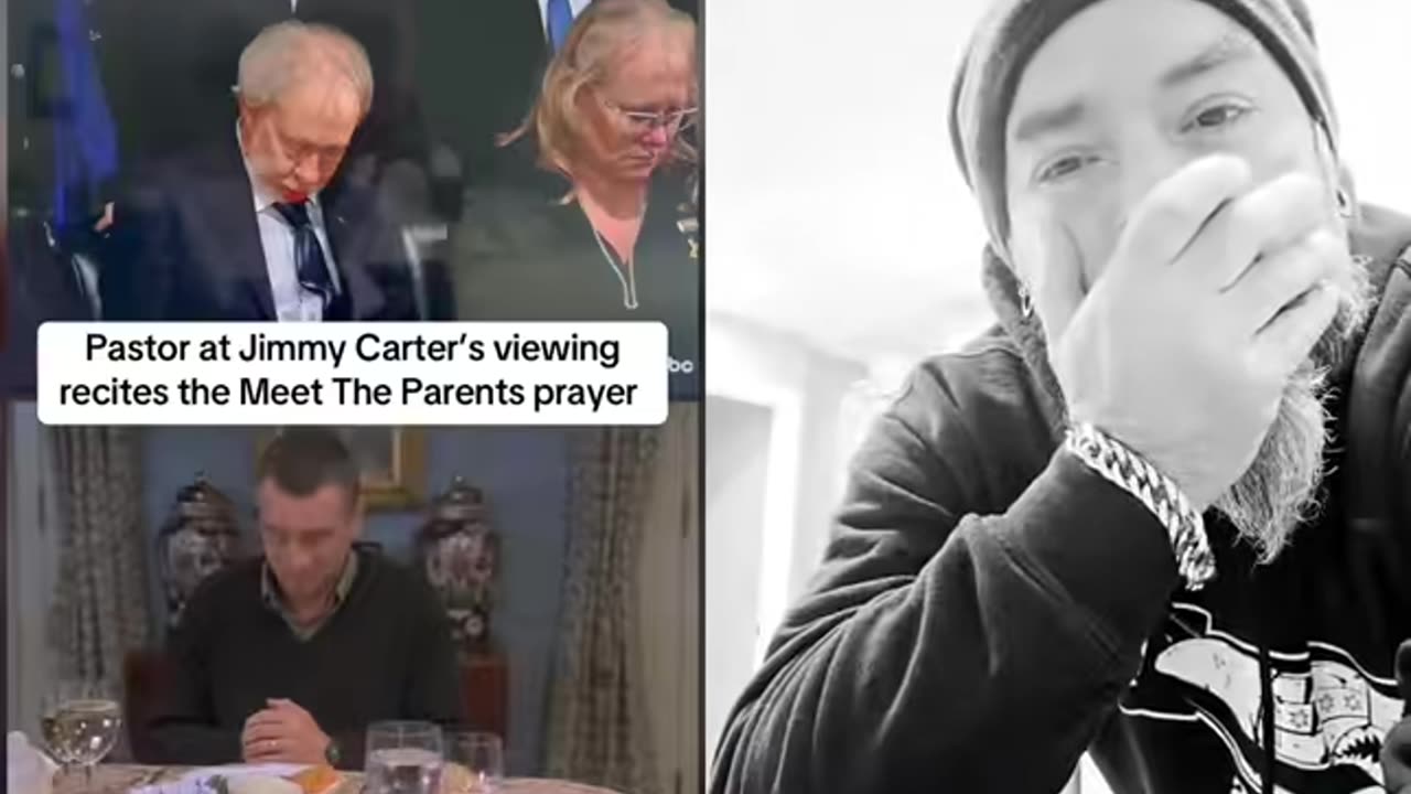 Pastor at Jimmy Carter's viewing recites the prayer from "Meet the Parents" movie