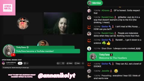 LoudMouthHussy Nov 14, 2025 'OPEN PANEL DRAMA CHAT'