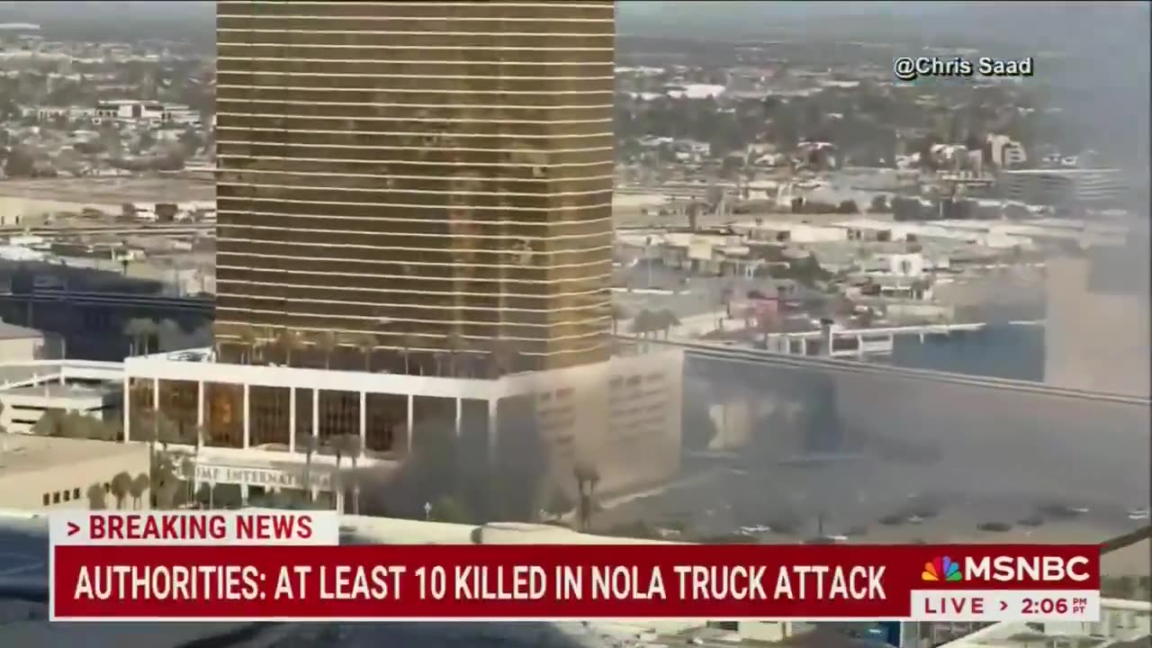 The Cybertruck explosion at Trump Tower, Las Vegas was "intentional."