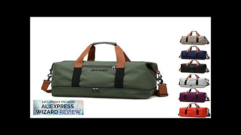 Travel Bag Male Female Large-Capacity Hand Luggage Dry-Wet Separation Sports Fitness Bag Review