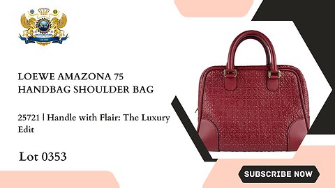 LOEWE AMAZONA 75 HAND BAG SHOULDER BAG