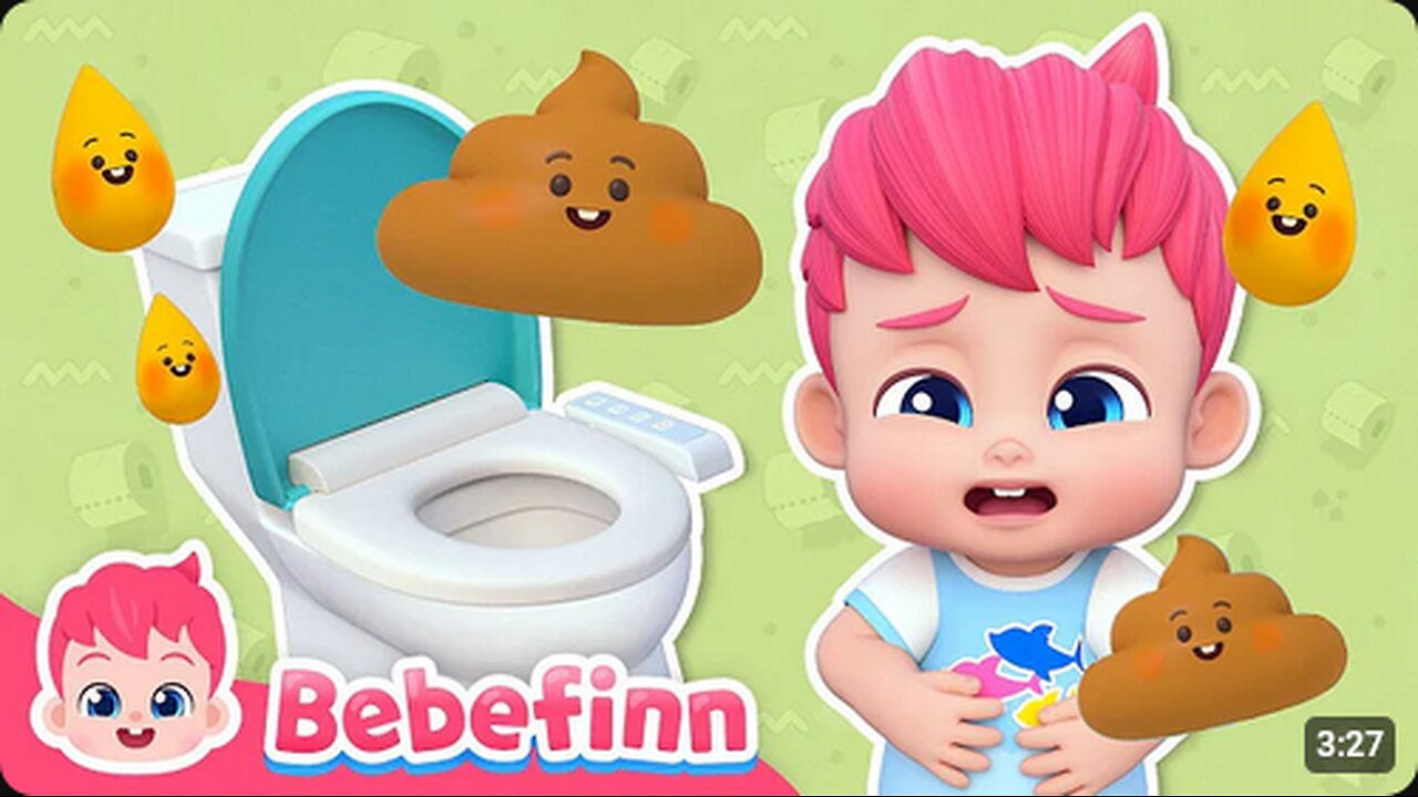 EP123 Poo Poo Song _ Bebefinn Healthy Habits _ Nursery Rhymes for Kids