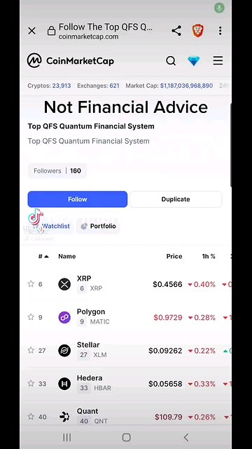 not financial advice