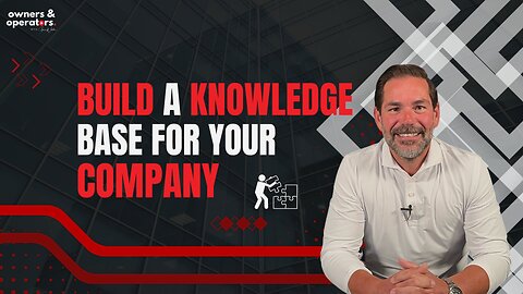 Build a Knowledge Base for your Company