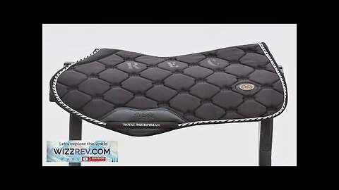 ROYAL EQUESTRIAN JUMP SADDLE PAD BLACK SILVER FULL Review