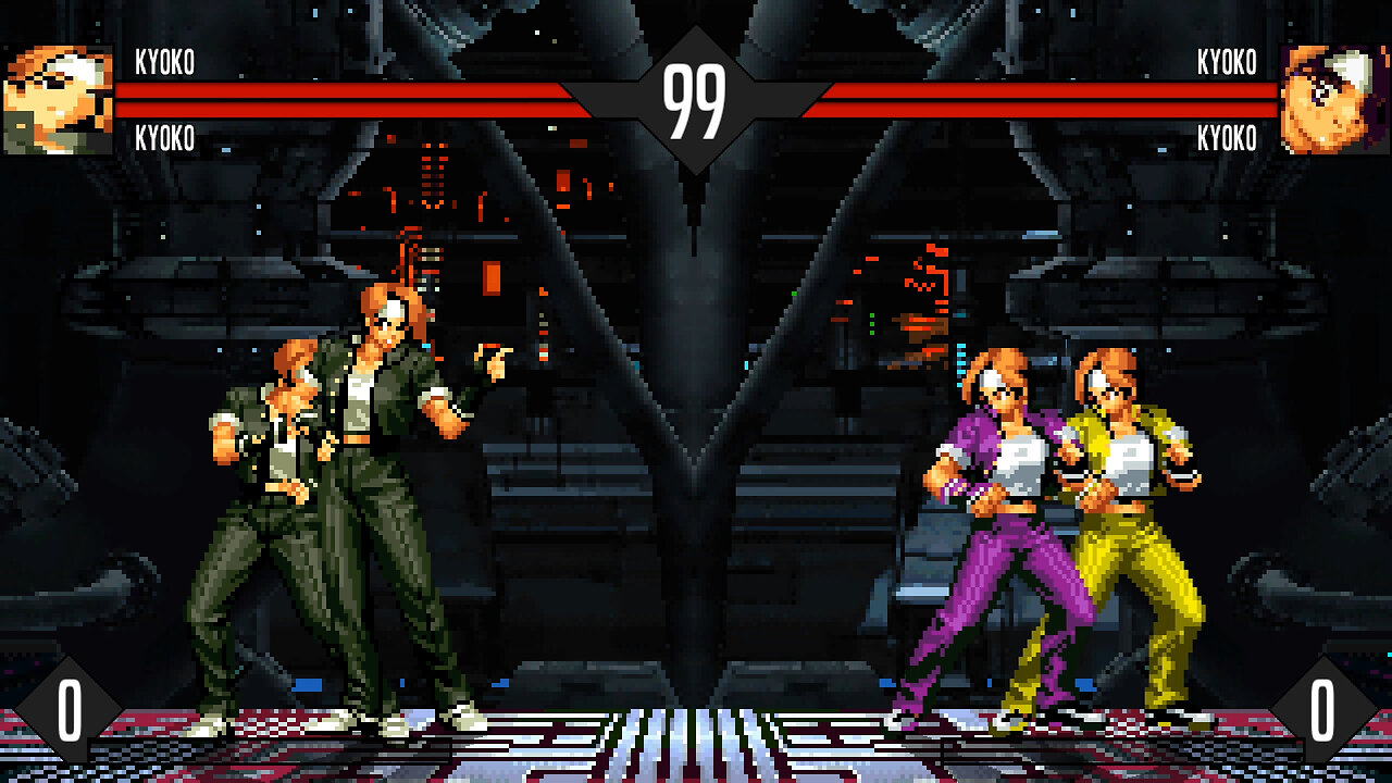 MUGEN - Kyoko Party - Kyoko & Kyoko vs. Kyoko & Kyoko - Download