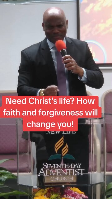 Need Christ's life? How faith and forgiveness will change you!