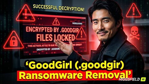 || SOLVED ✅🔘|| GoodGirl (.goodgir) ransomware virus - removal and decryption
