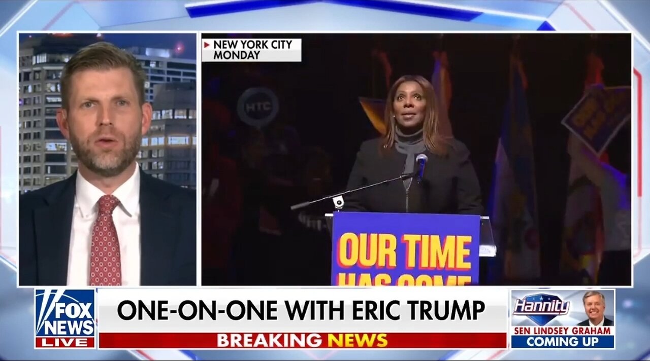 Eric Trump: Letitia James Dug So Far She Found Herself