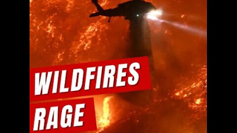 Dadely California Wildfires Continue to Rage Across Loss Angeles Area @BBCNews