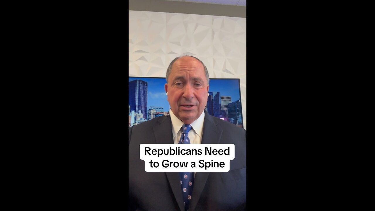 Republicans Need to Grow a Spine