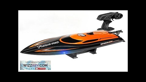 HXJRC HJ812 2.4G 4CH RC Boat High Speed LED Light Speedboat Waterproof Review