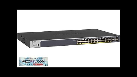 NETGEAR 28-Port PoE Gigabit Ethernet Smart Switch (GS728TP) Managed Optional Insight Review