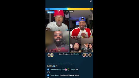 SUPABIHH TOMI K NO CAP & MORE LINED BIGO LIVE