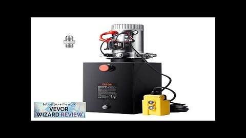 VEVOR Hydraulic Pump 12 Quart Hydraulic Power Unit Single Acting Dump Trailer Review