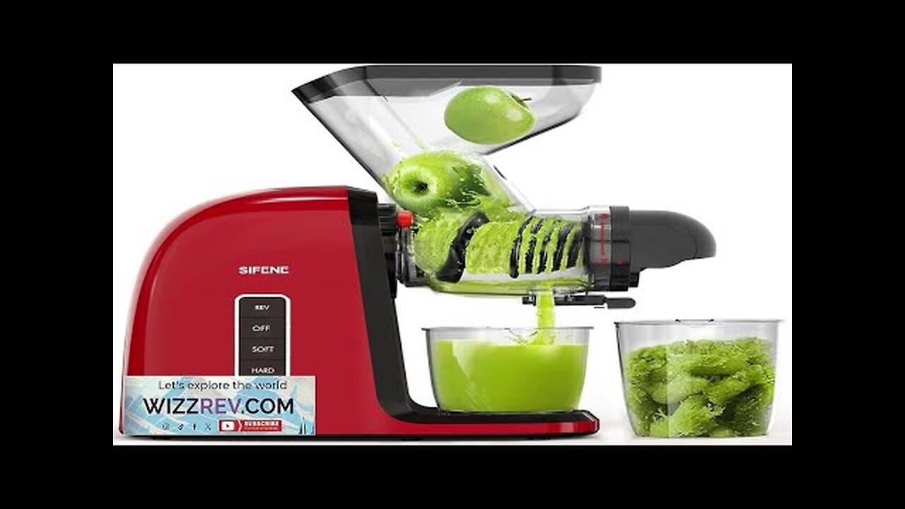 Slow Masticating Juicer Machines 3-inch Dual Wide Chute Cold Press Juicer Review