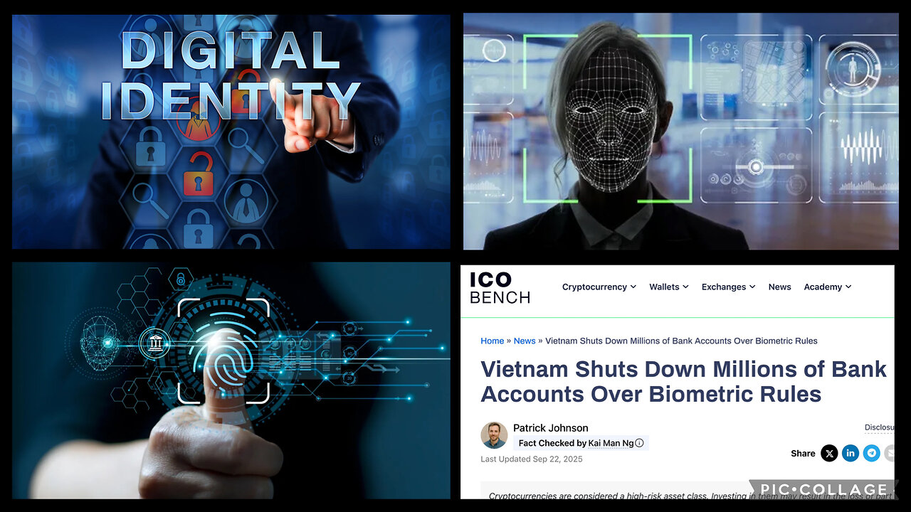 Millions of bank accounts closed and assets seized of the people who refused digital i.d in Vietnam