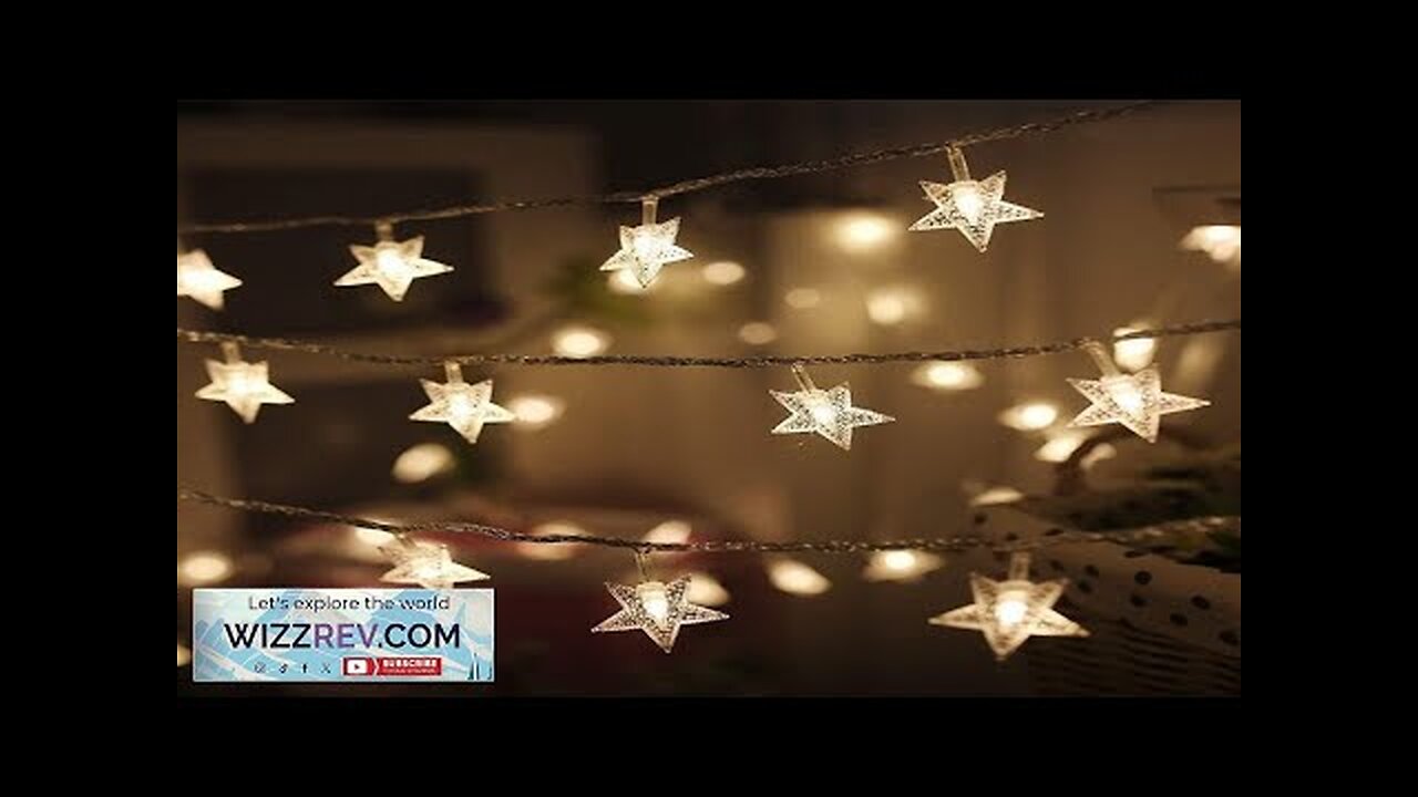 Twinkle Star 100 LED Star String Lights 33FT Plug in Fairy String Review