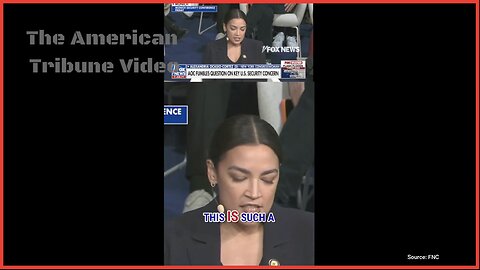 AOC Gets Absolutely Obliterated by Foreign Official in Germany Conference Smackdown