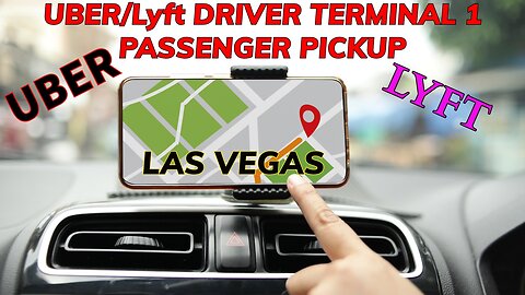 How to PICKUP Passengers Uber Lyft Driver Las Vegas Terminal 1