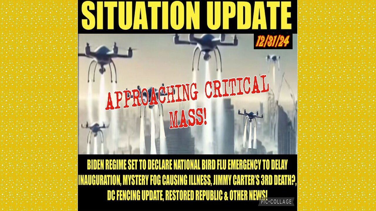 SG Anon. Juan O Savin ~ Situation Update 12/31/24 ~ Restored Republic > Judy Byington- Q+ White Hats