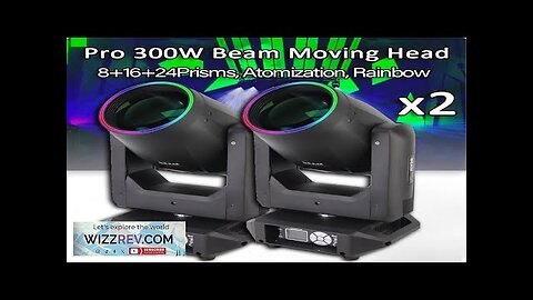 2Pcs/Lot Moving Head Light 300W Stage Light With LED Aperture Effect Review