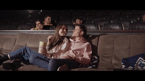 Cute & Funny Couple at the Cinema – Comedy + Romance! 🍿😂❤️