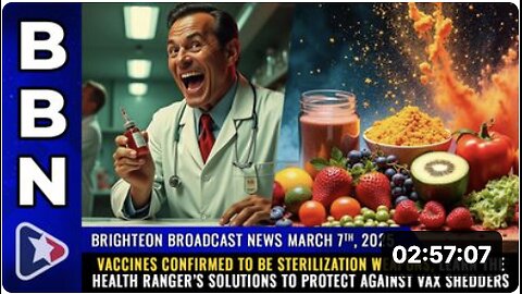 Vaccines CONFIRMED to be sterilization weapons, learn to protect against vax shedders