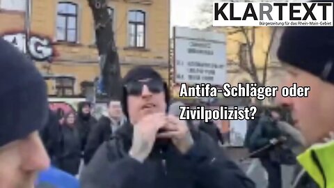 #Connewitz:👊🏻#TransatlAntifa schlägt Polizisten ins Gesicht ++ Keine Konsequenzen (Re-Upload)