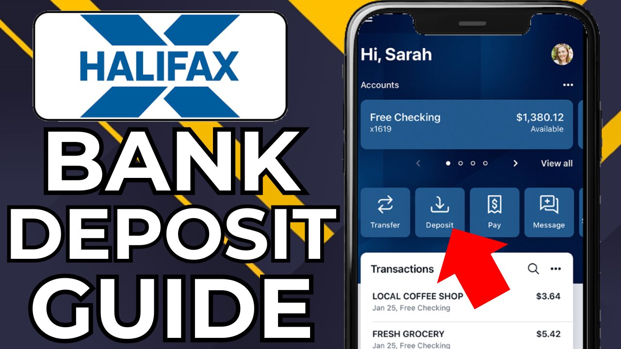 HOW TO DEPOSIT CASH IN HALIFAX BANK