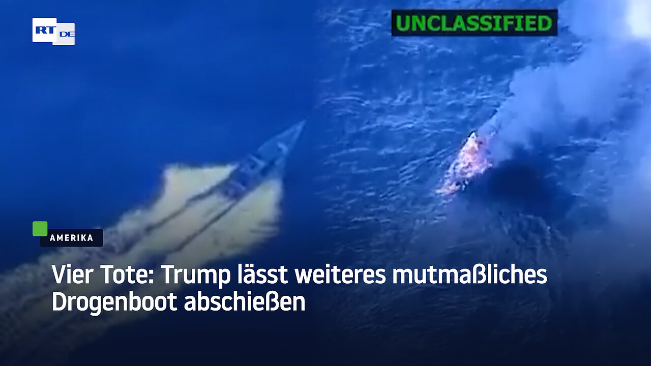 Vier Tote: Trump lässt weiteres mutmaßliches Drogenboot abschießen