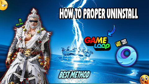 HOW TO UNINSTALL GAMELOOP || 64Bit -32Bit || PROPER METHOD IN URDU HINDI 2025