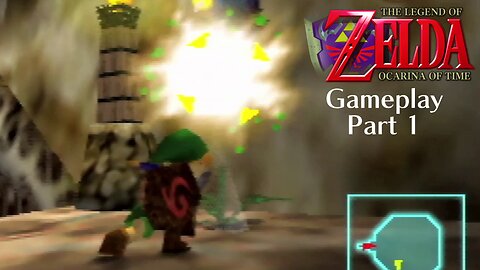 The Legend of Zelda: Ocarina of Time (Nintendo 64) - gameplay part 1