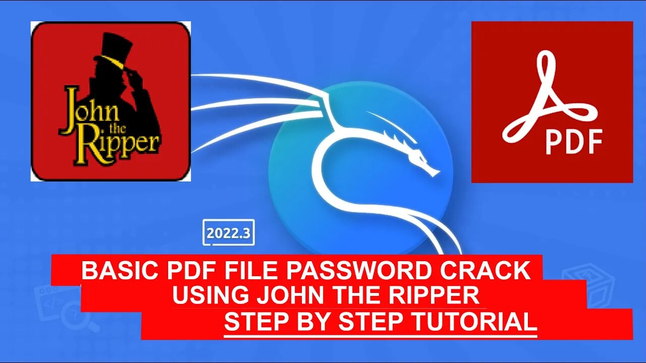 Using JohnTheRipper To Hack Into a PDF File!