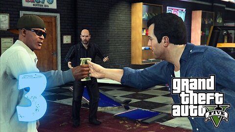 So Michael Beats Up Simeon For Taking his Jeep! GTA 5 STORY MODE - Part 3