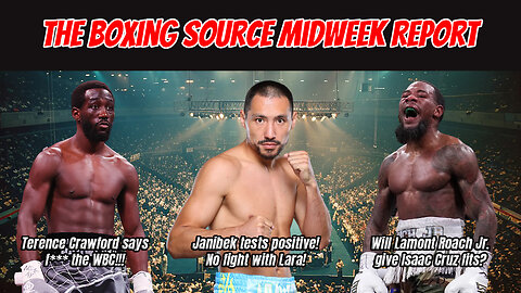 CRAWFORD SAYS F THE WBC! JANIBEK TESTS POSITIVE! ROACH A BAD STYLE FOR CRUZ!