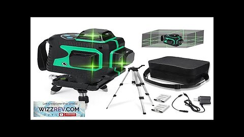 MUSTOOL 3D Green Auto Laser Level 12 Lines 360° Horizontal & Vertical Review