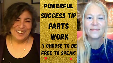 'I Choose to be Free to Speak'! Powerful Success Tip? Parts Work [Jenny Luscombe EFT]