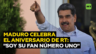 "Soy fan número uno": Maduro felicita a RT en su aniversario