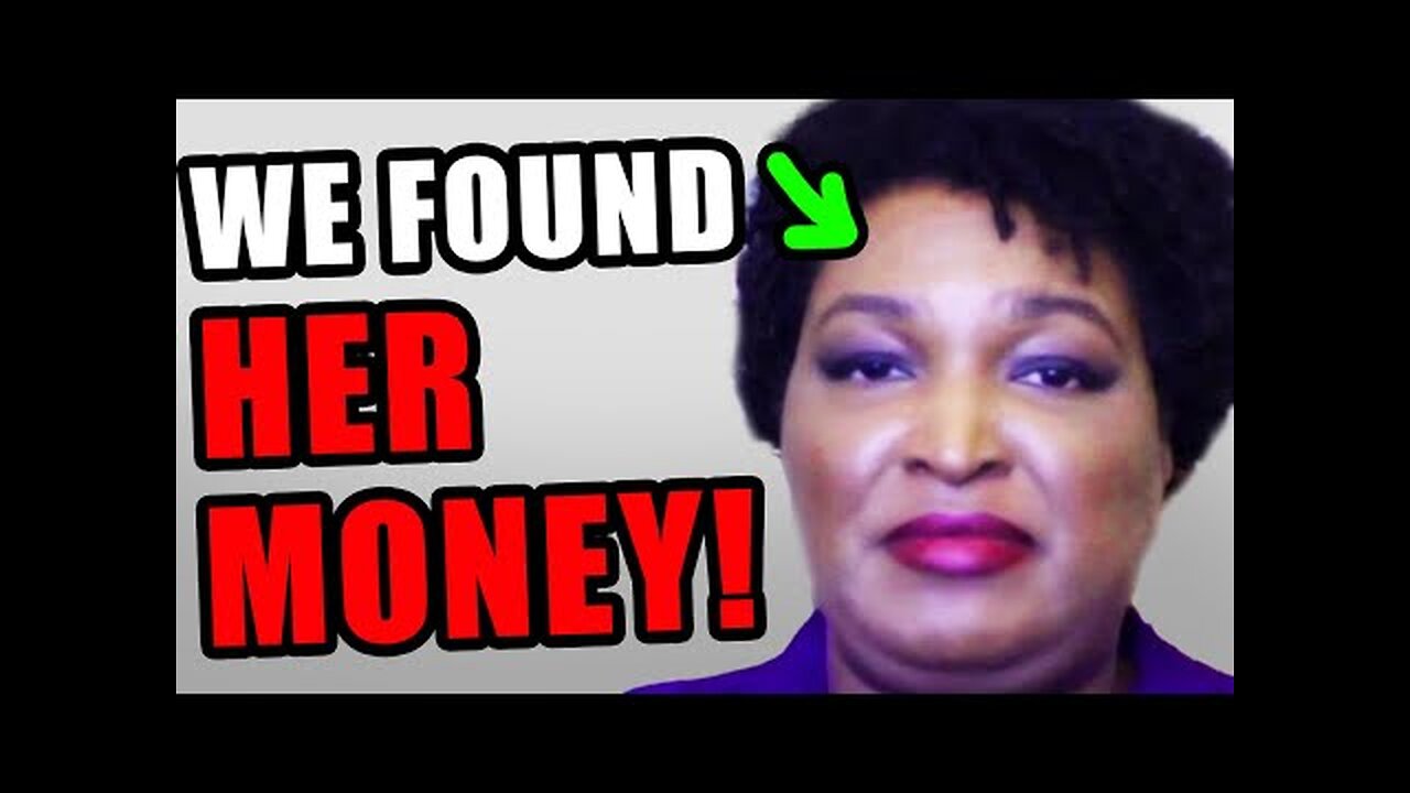 Trump found the Stacey Abrams SLUSH FUND!!!