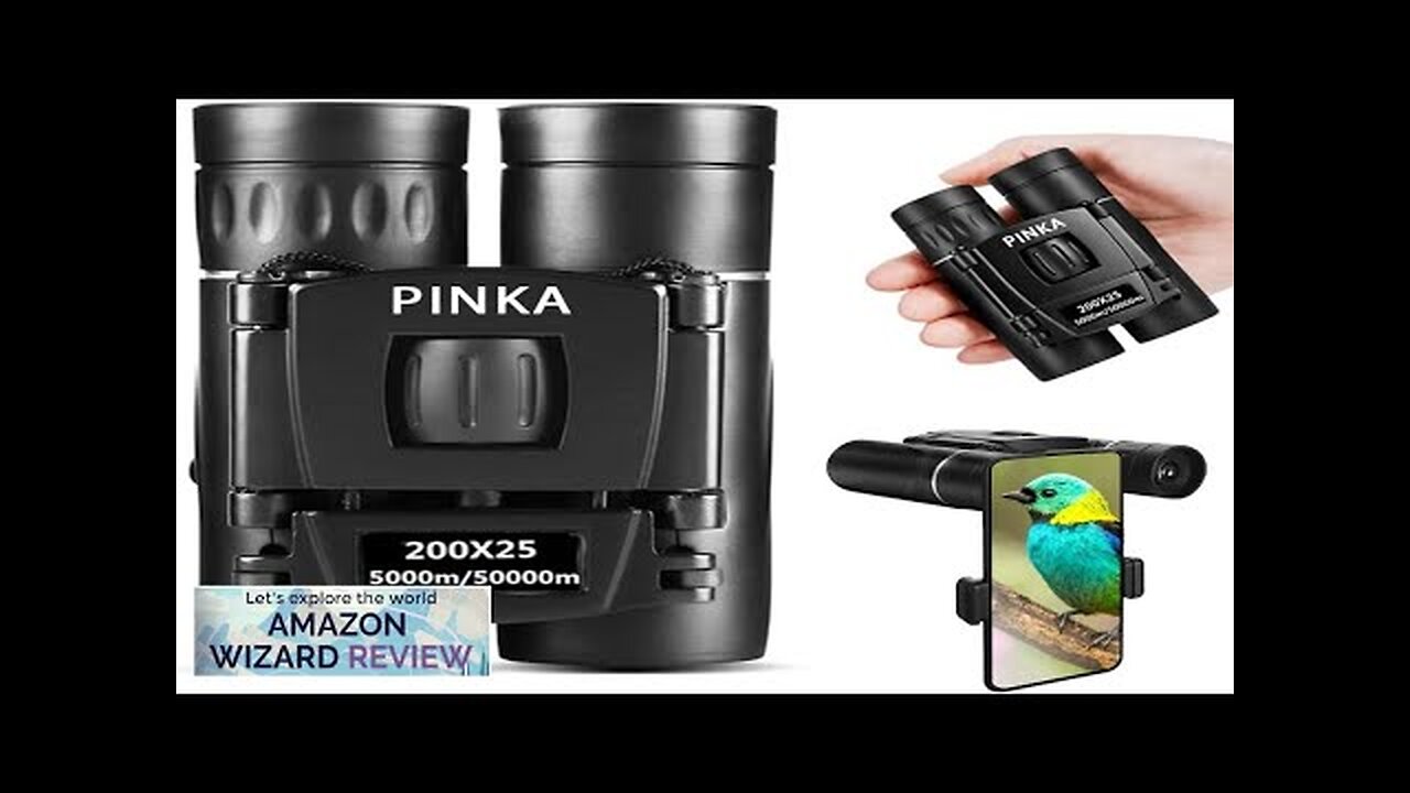 200x25 High Power Compact Binoculars with Clear Low Light Vision Large Eyepiece Review