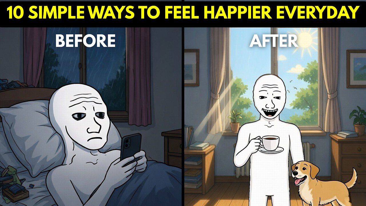 10 Simple ways to feel happier everyday