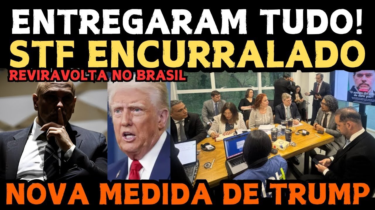 NÃO TEM PRA ONDE FUGIR - Entregaram tudo do STF