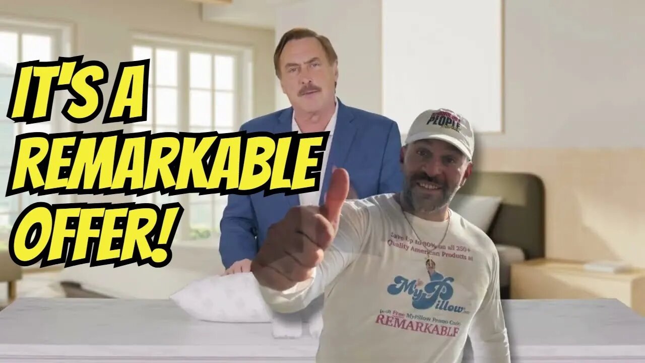 New MyPillow Commercial... with a twist!🤪 Plus, Free 2025 MyPillow Promo Code Included!