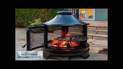 Nordic Iron Fire Pit for Outdoor Heater Household Winter Charcoal Brazier Creative Review