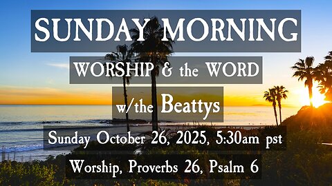 🌞 SUNDAY MORNING ✝️