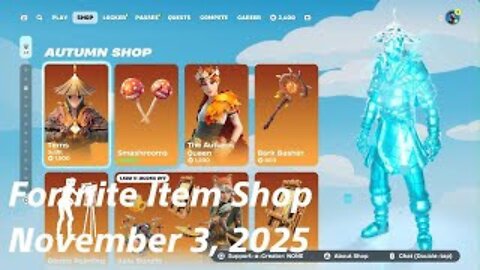 Fortnite Item Shop|November 3, 2025