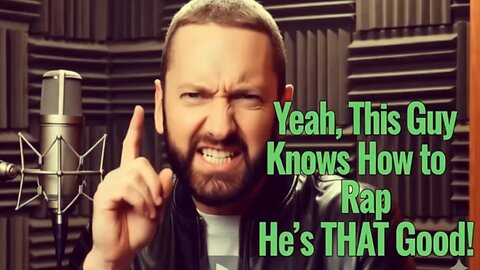 Yeah, This Guy Knows How to Rap He’s THAT Good!