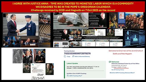 DOD and PETE HAGSETH, WE DONT AGREE TO BE PLACED UNDER AN UNCHOSEN TEMPORAL JURISDICTION
