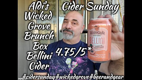 Cider Sunday: Aldi's Wicked Grove Brunch Box Bellini 4.75/5*